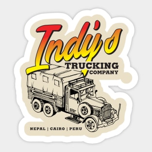 Indy's Trucking Company Sticker